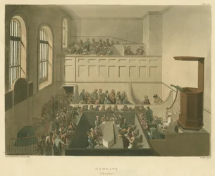 Newgate-Kapelle, 1809